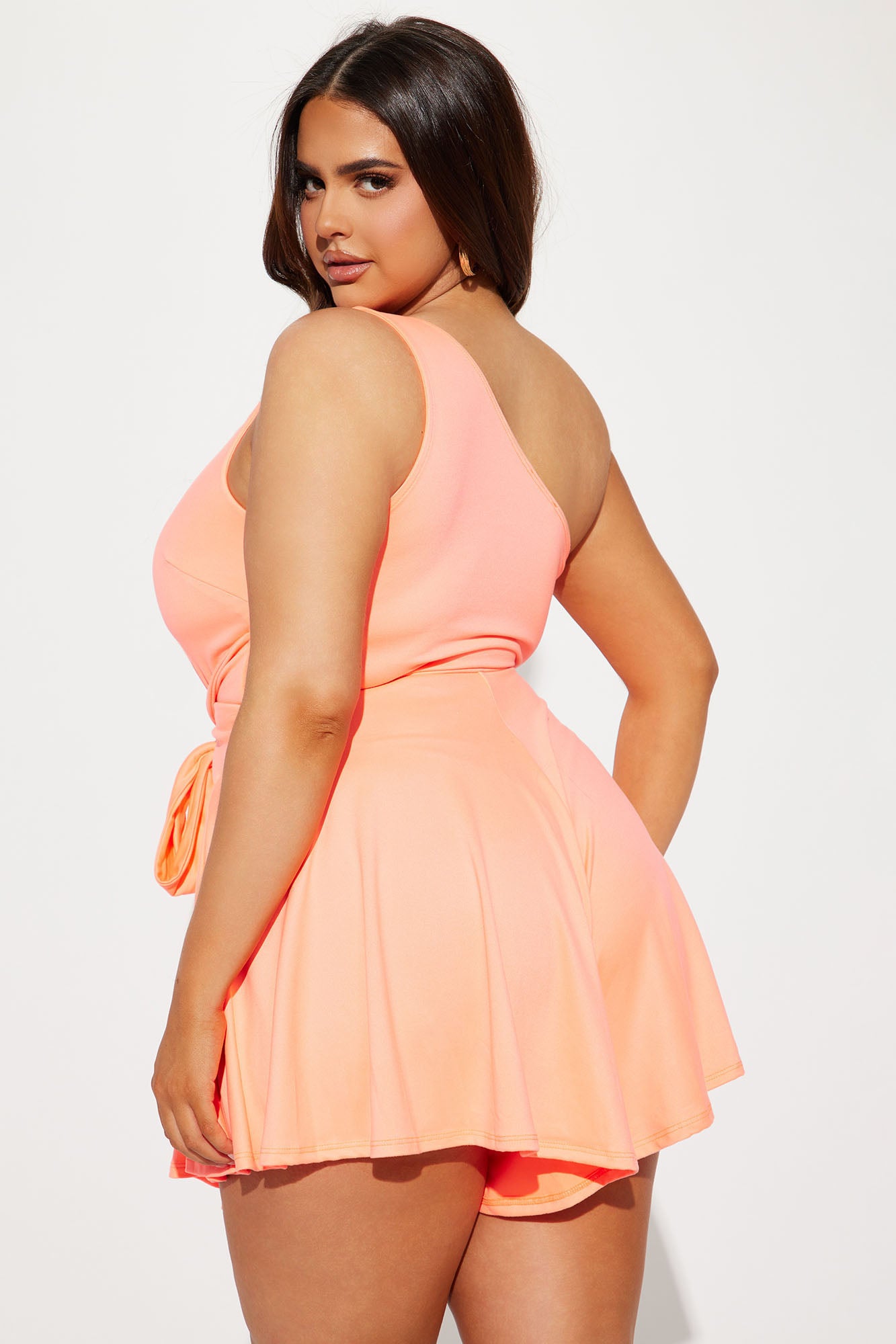 Invested In You Romper - Neon Coral - Image 6
