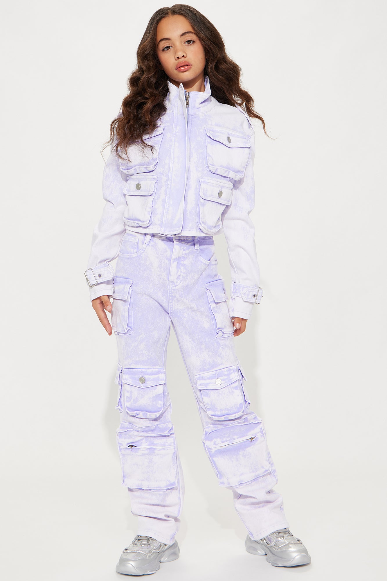 Mini Billie Cargo Jacket - Lavender - Image 4