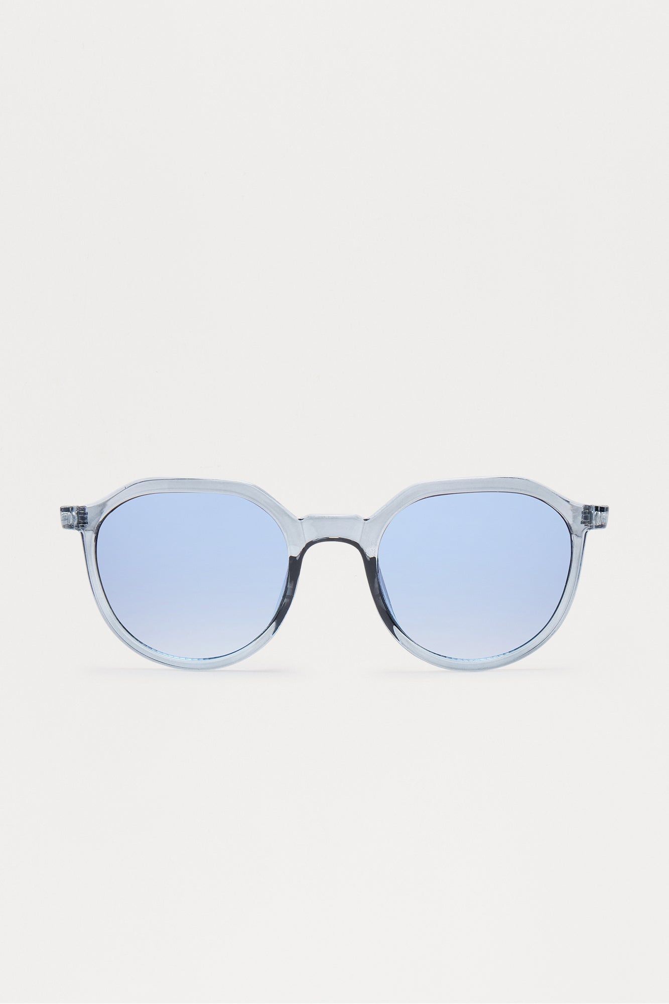 Ulaanbaatar Round Sunglasses - Grey/Blue - Image 3