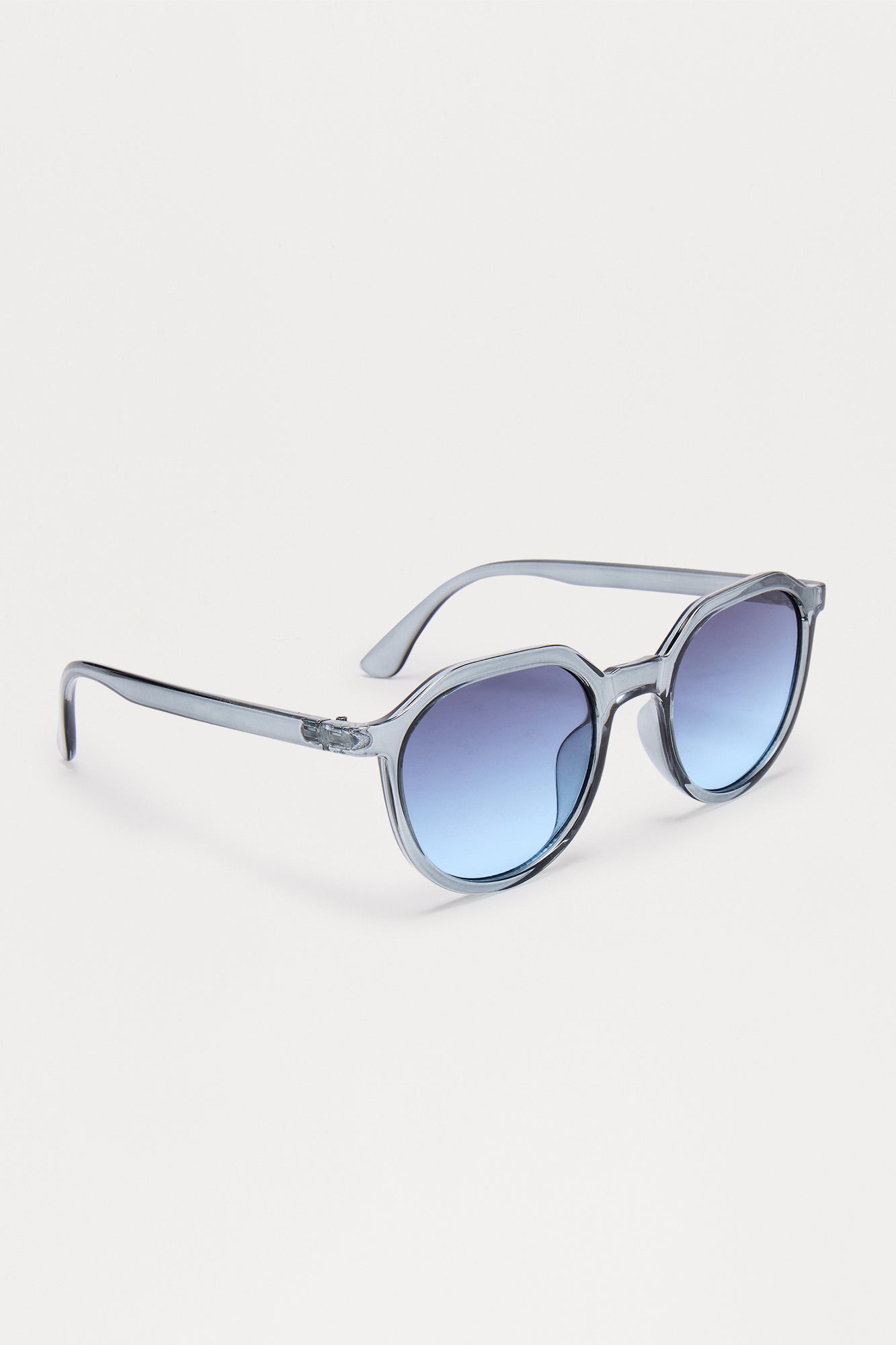 Ulaanbaatar Round Sunglasses - Grey/Blue - Image 4