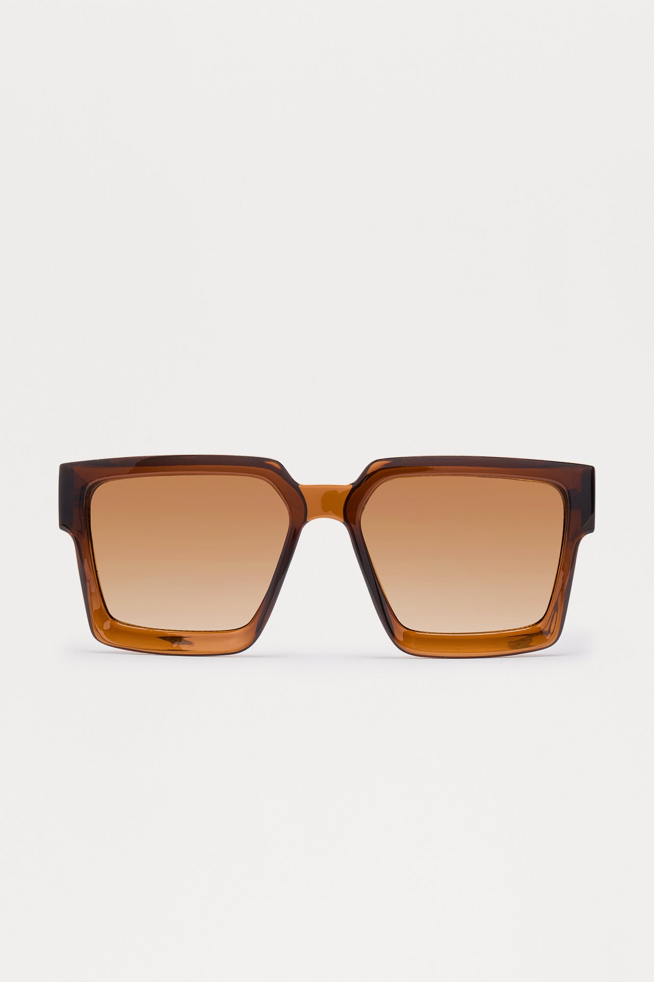 Bounce Square Sunglasses - Brown - Image 3