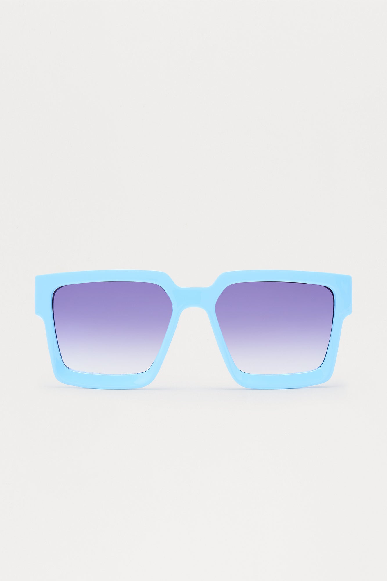 Bounce Square Sunglasses - Light Blue - Image 3