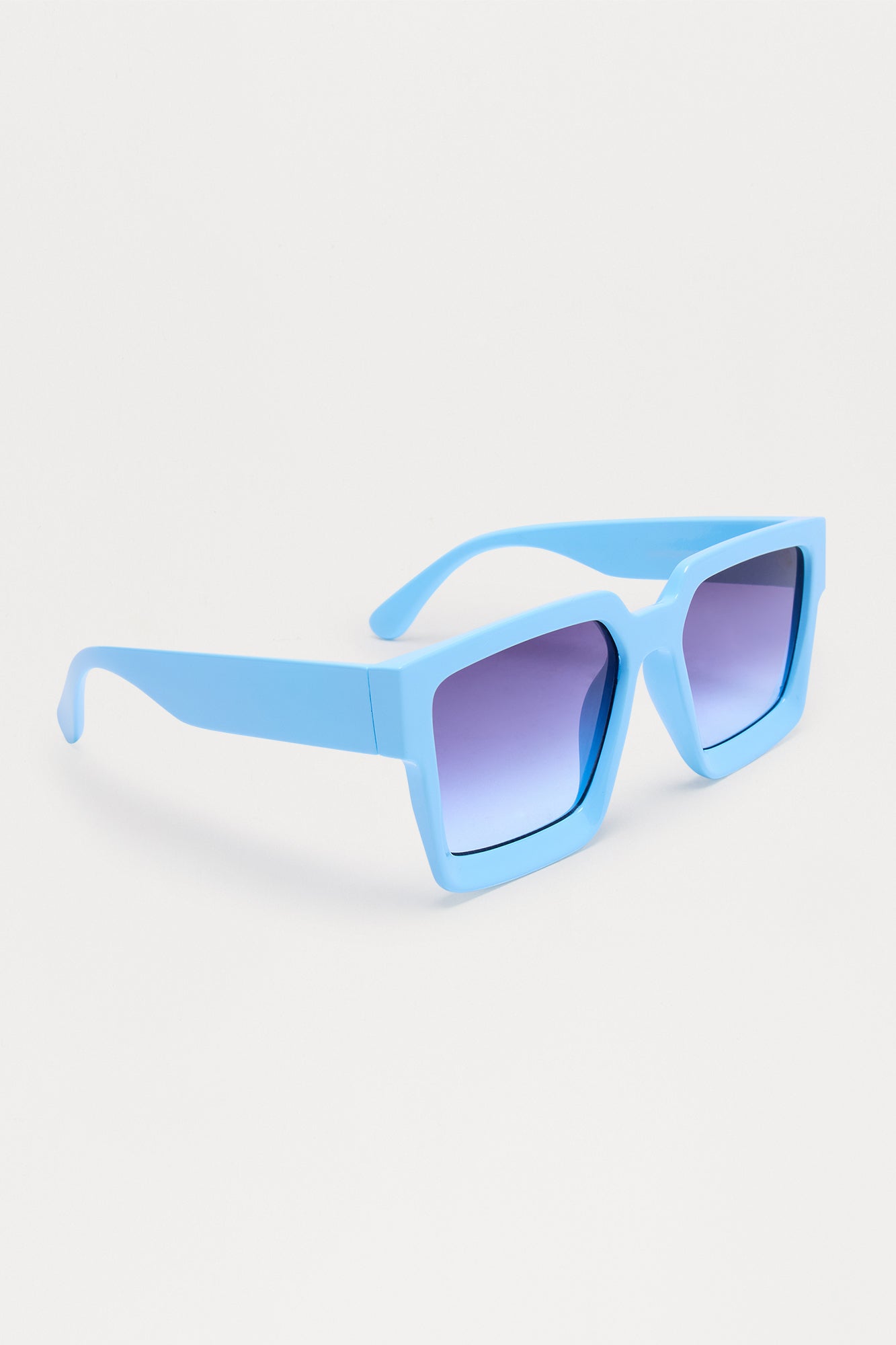Bounce Square Sunglasses - Light Blue - Image 4