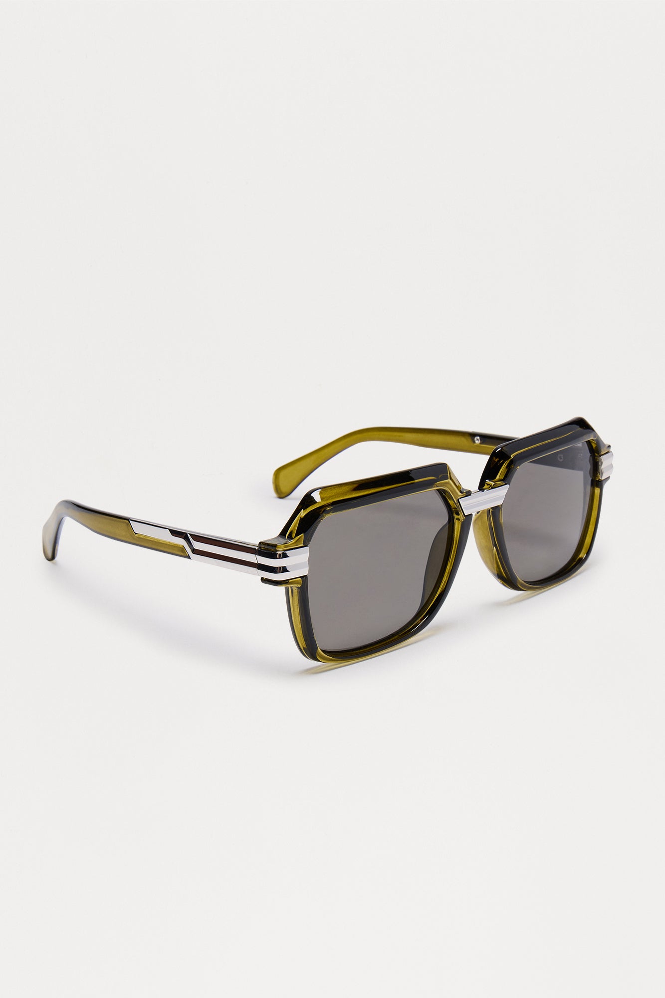 Cairo Square Sunglasses - Olive - Image 4