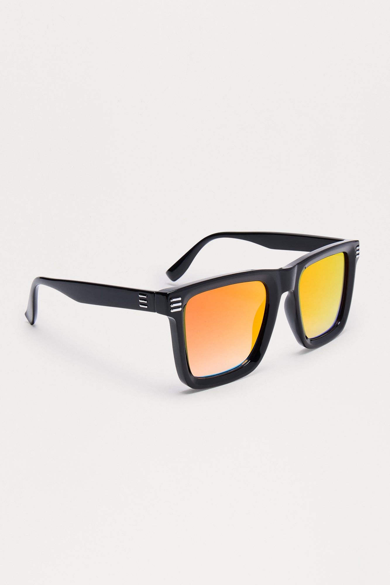 Clique Wayfarer Sunglasses - Black/Orange - Image 4