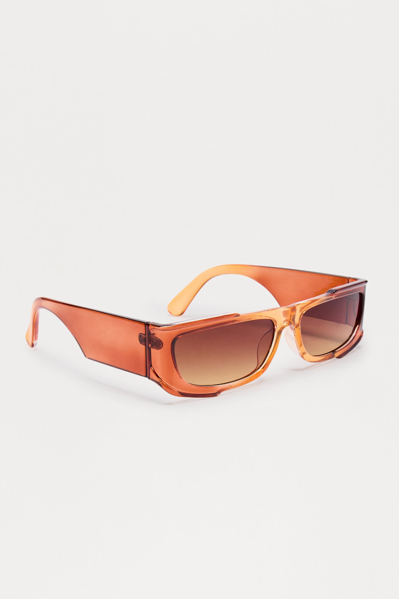 Buzzcut Season Square Sunglasses - Brown/combo - Image 3