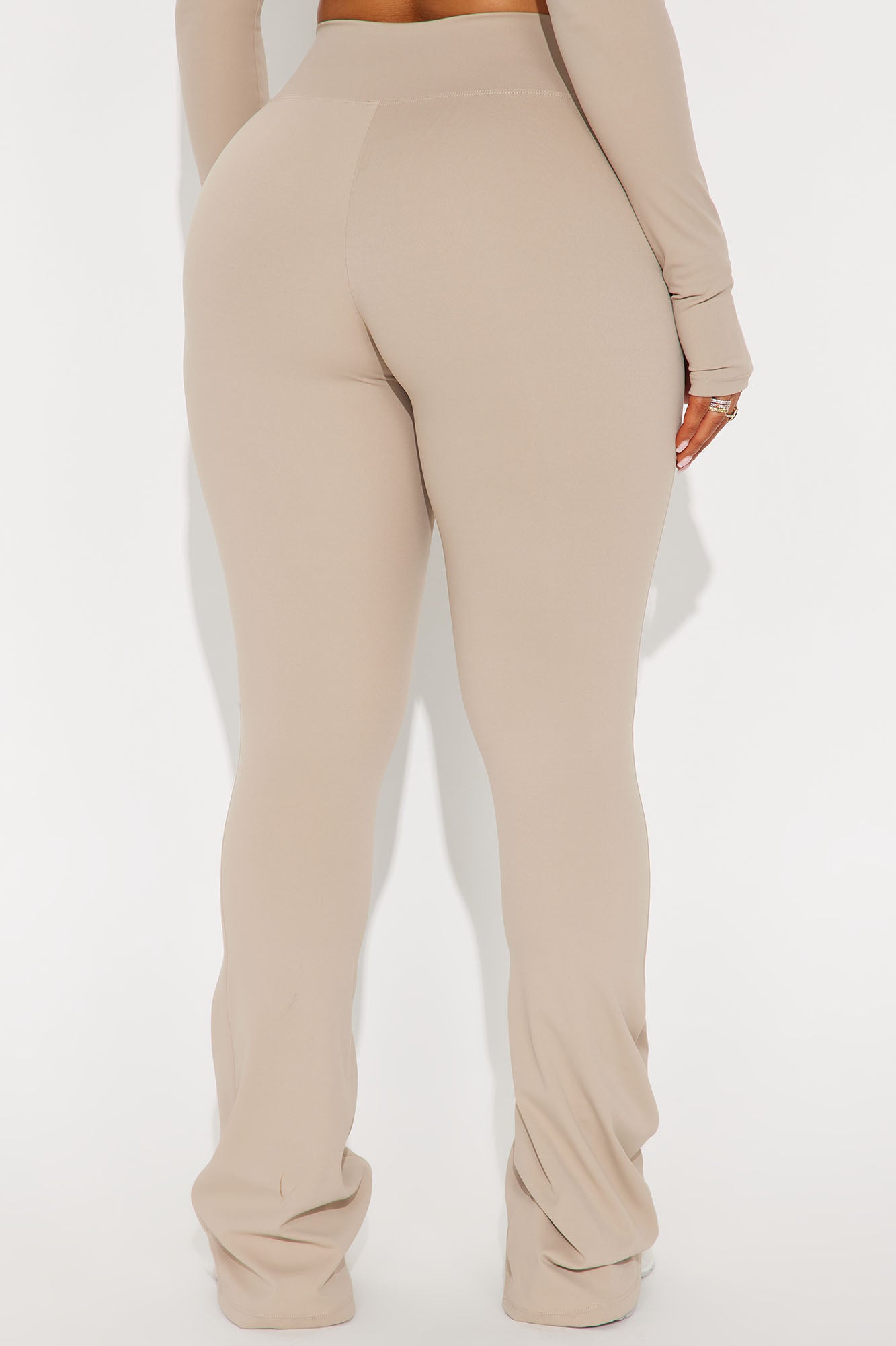 Stay Snatched Active Yoga Pant - Taupe - Image 3