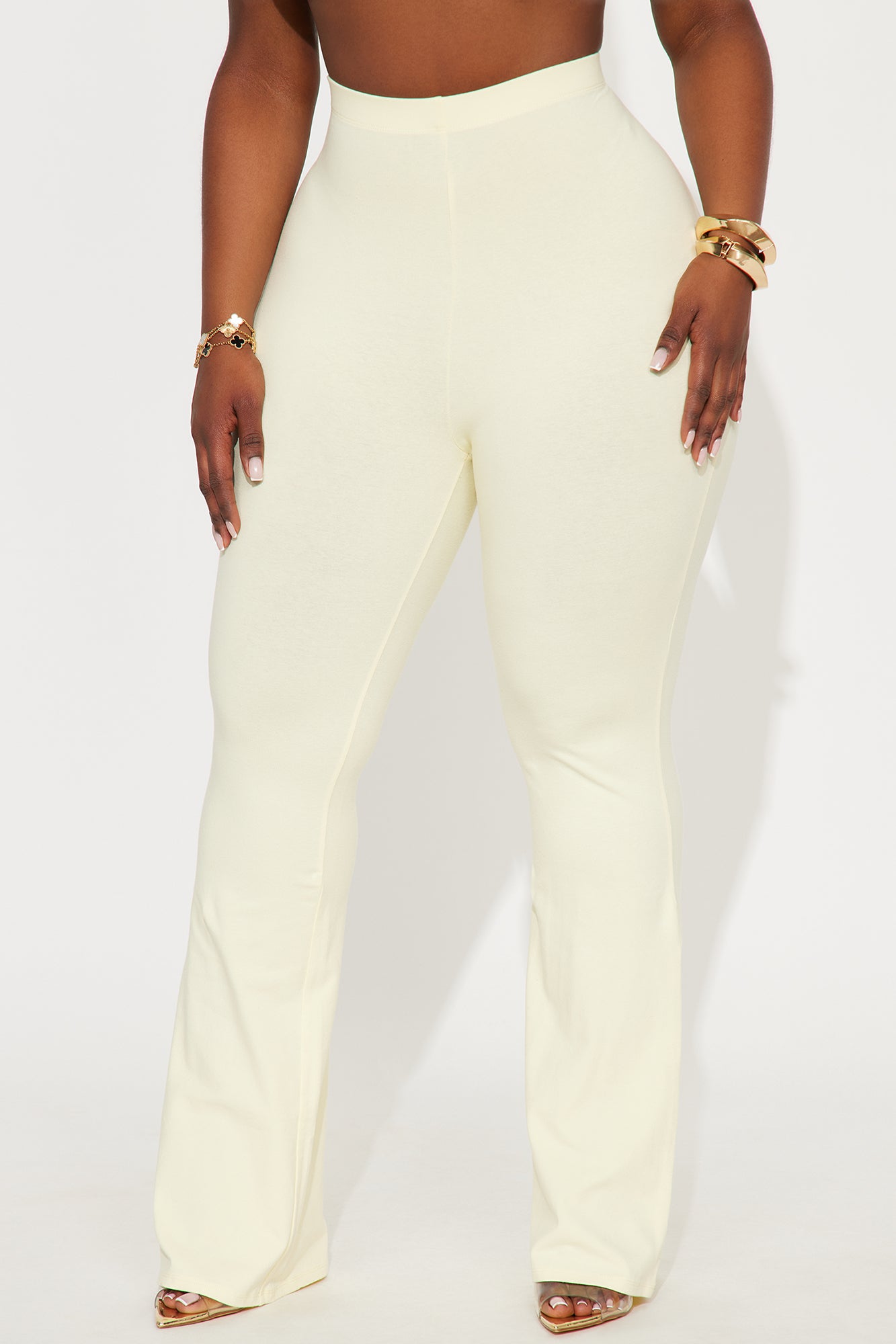 Adriana Flare Pant - Butter Yellow - Image 5