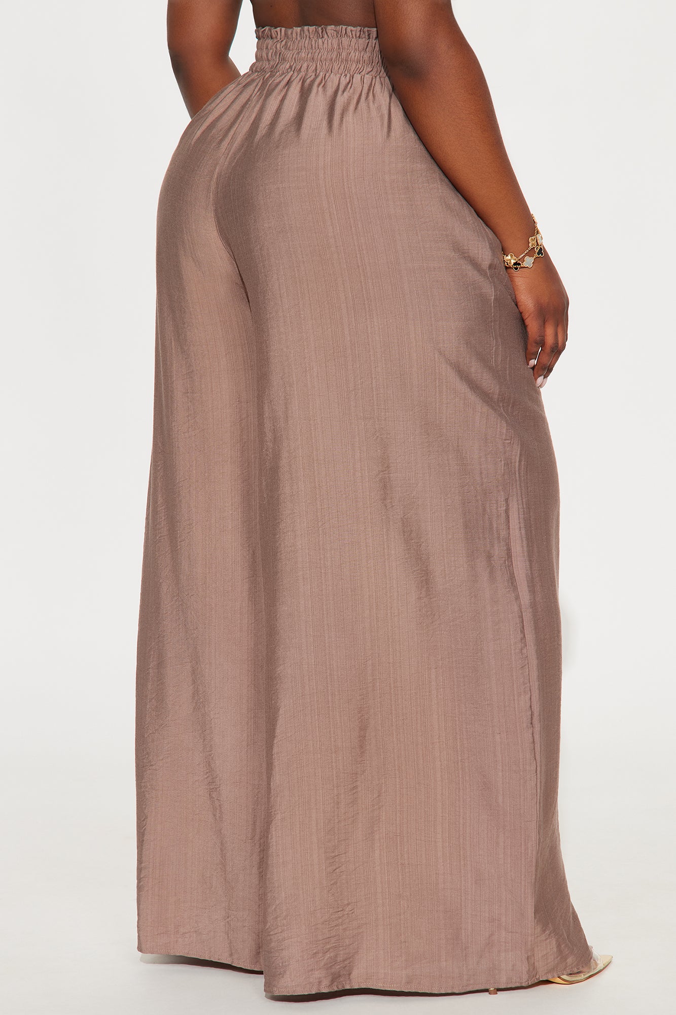 Meet At Sunset Wide Leg Pant - Mocha - Image 6