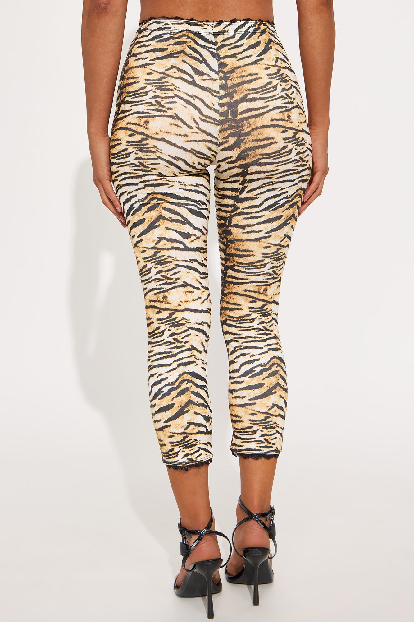 Zadie Capri Legging - Brown/combo - Image 3