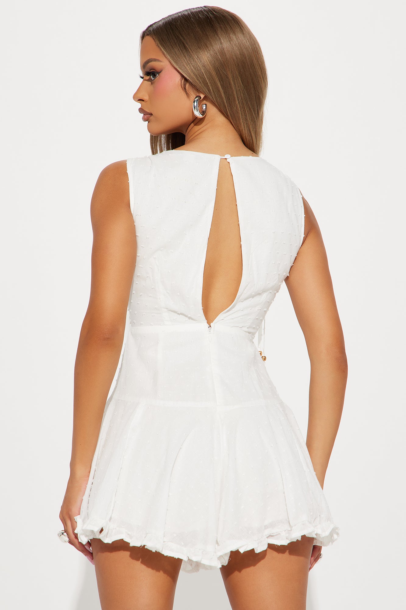 Way To Your Heart Romper - Off White - Image 3