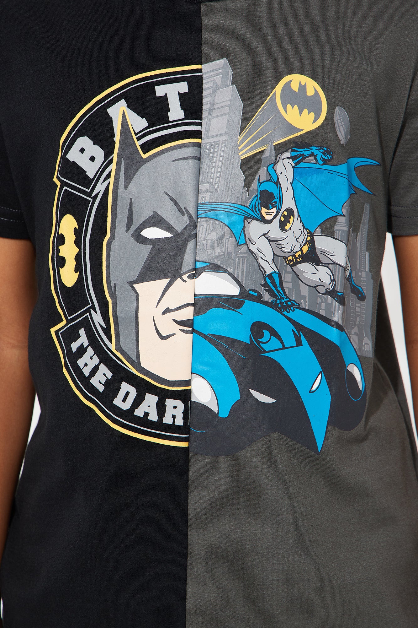 Mini Batman The Dark Knight Split Dye Tee - Black/combo - Image 4