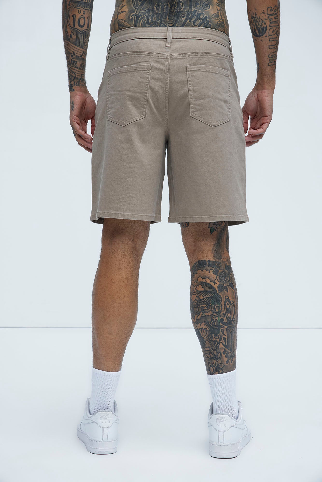 Bobby Twill Cargo Shorts - Khaki - Image 5