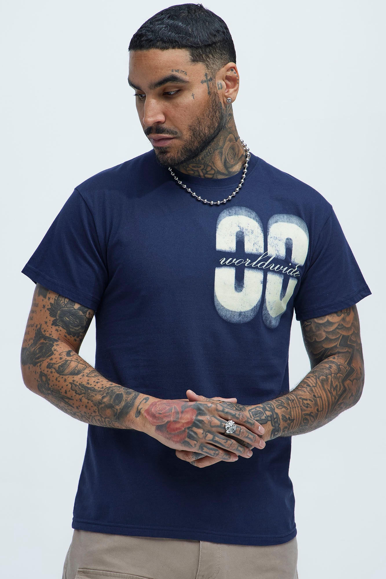 Zero To Hero Short Sleeve Tee - Navy - Image 4