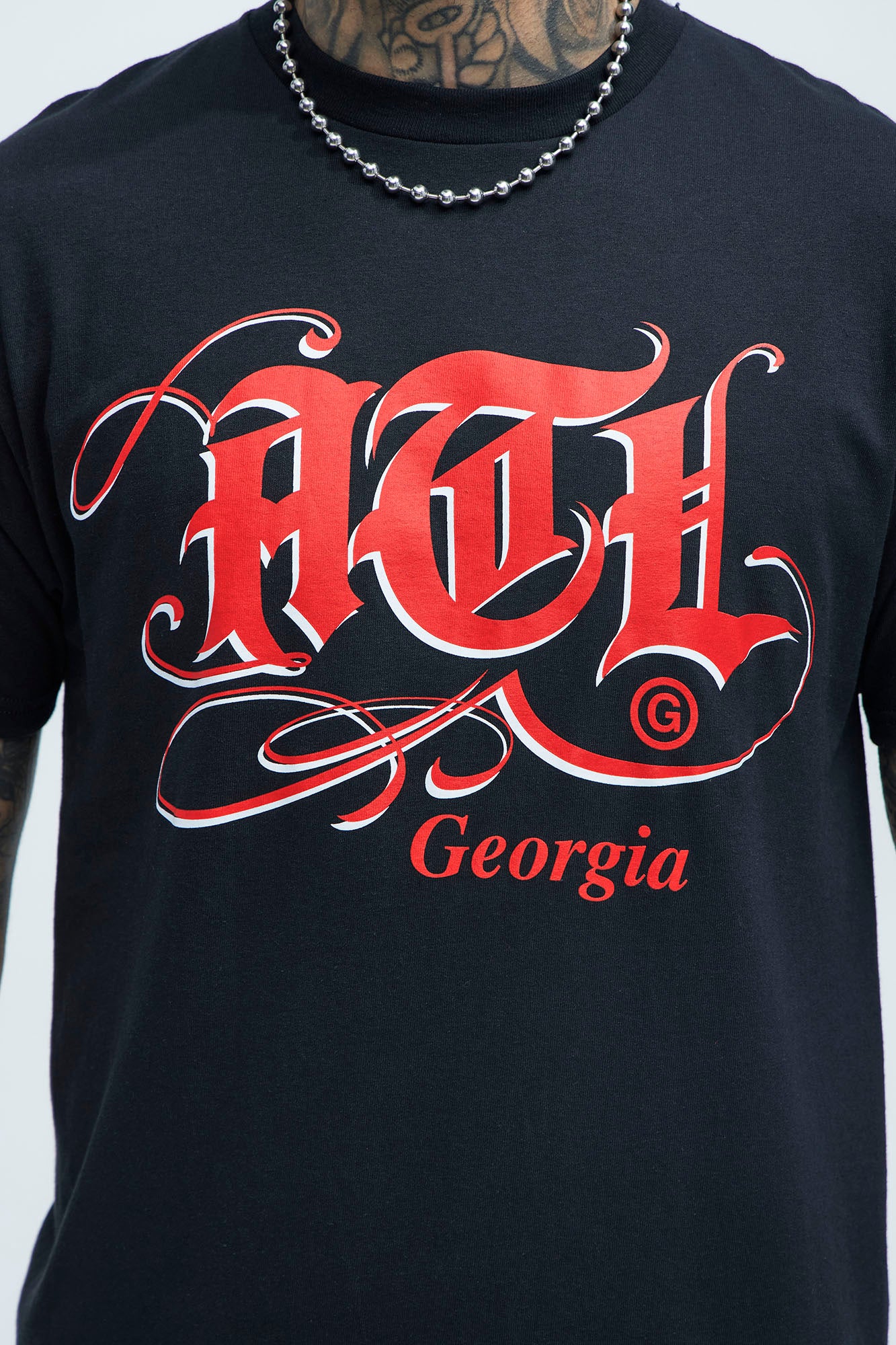 ATL Georgia Short Sleeve Tee - Black - Image 5