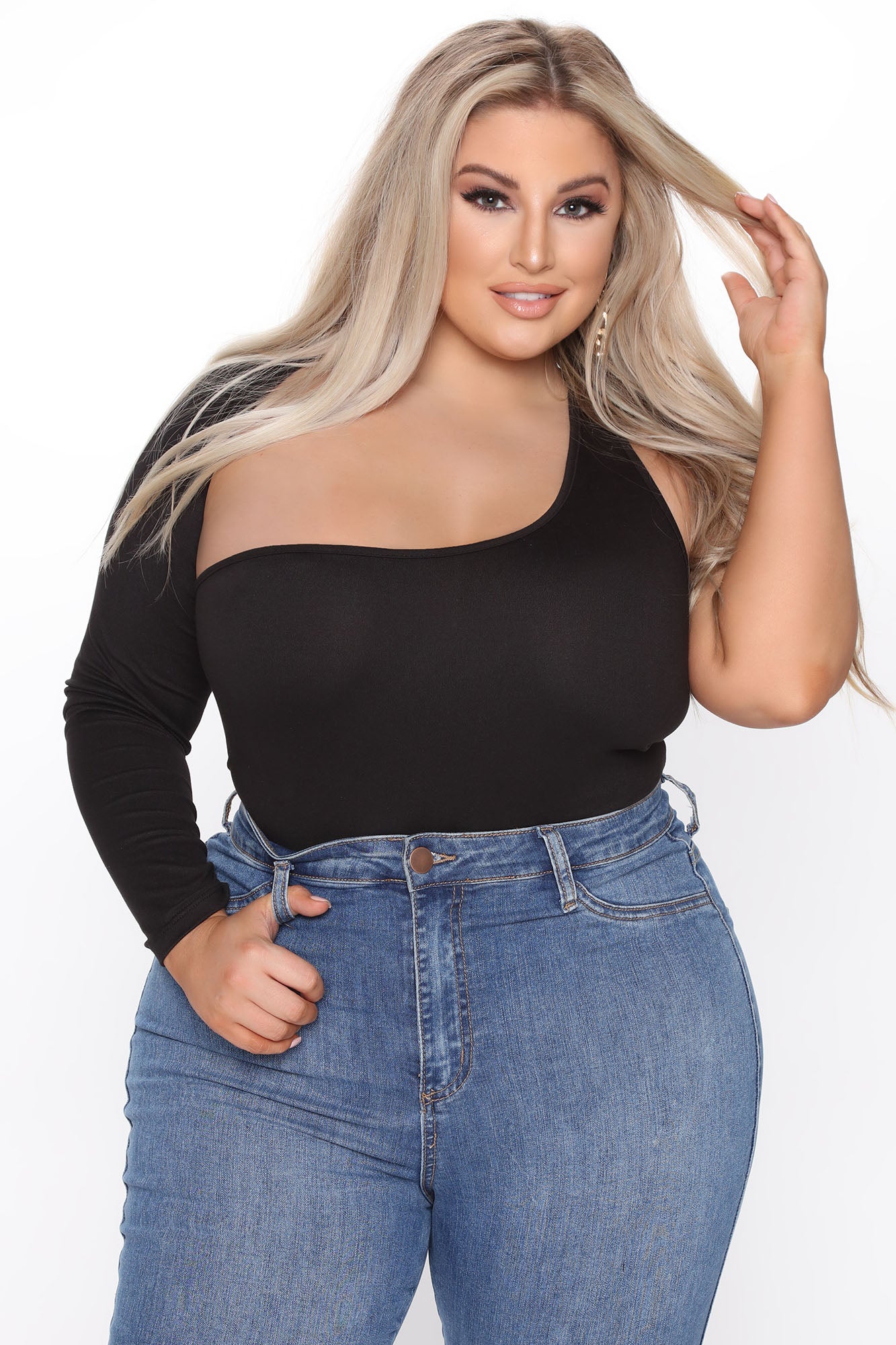 Arms Around Me Bodysuit - Black - Image 10