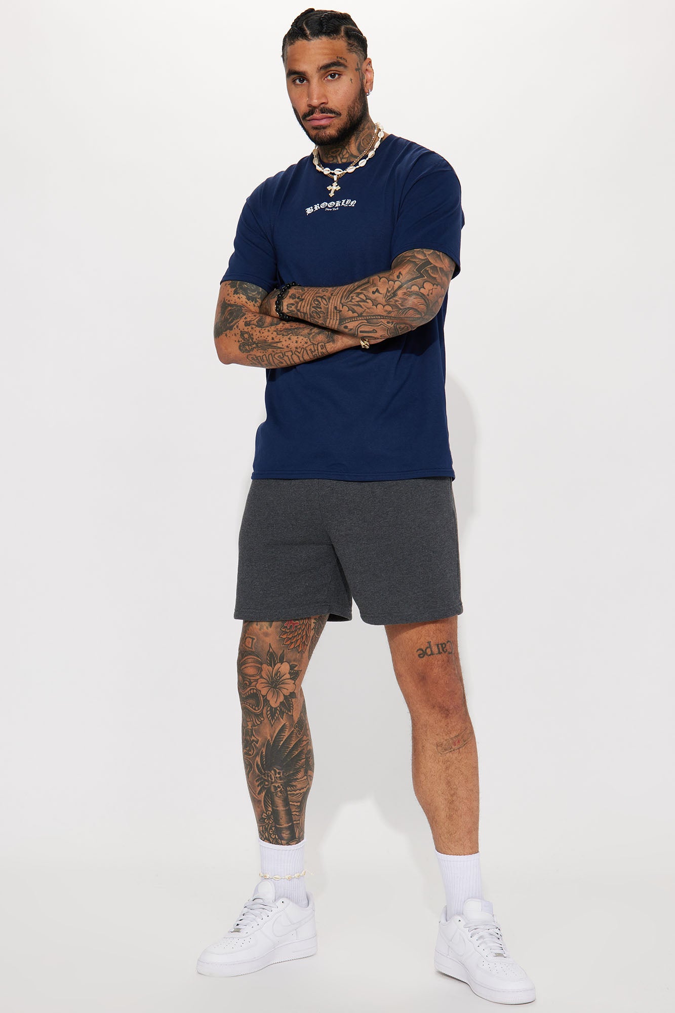 BXNY Short Sleeve Tee - Navy - Image 3