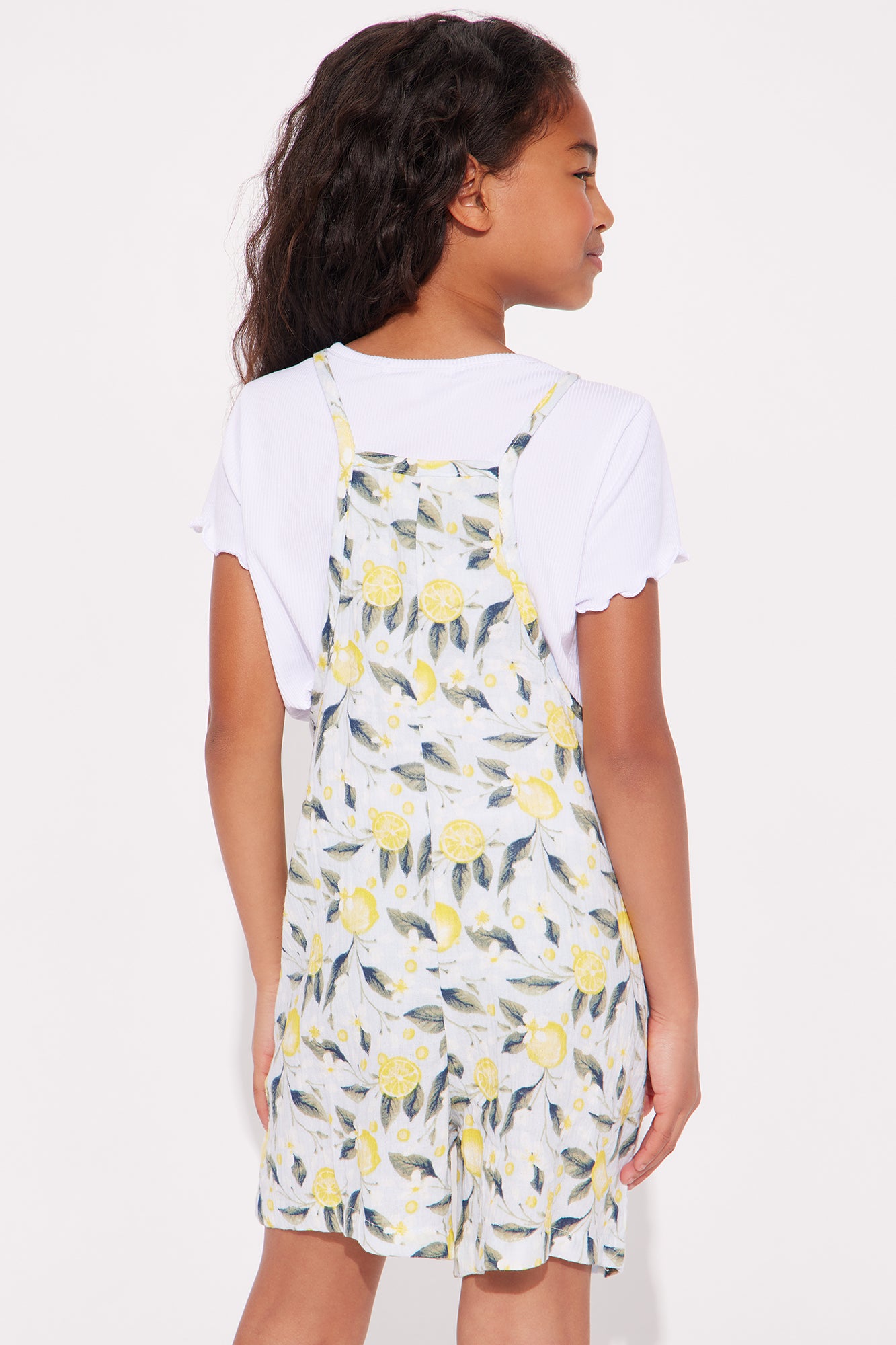 Mini By The Lemon Tree 2Fer Romper - Blue/combo - Image 3