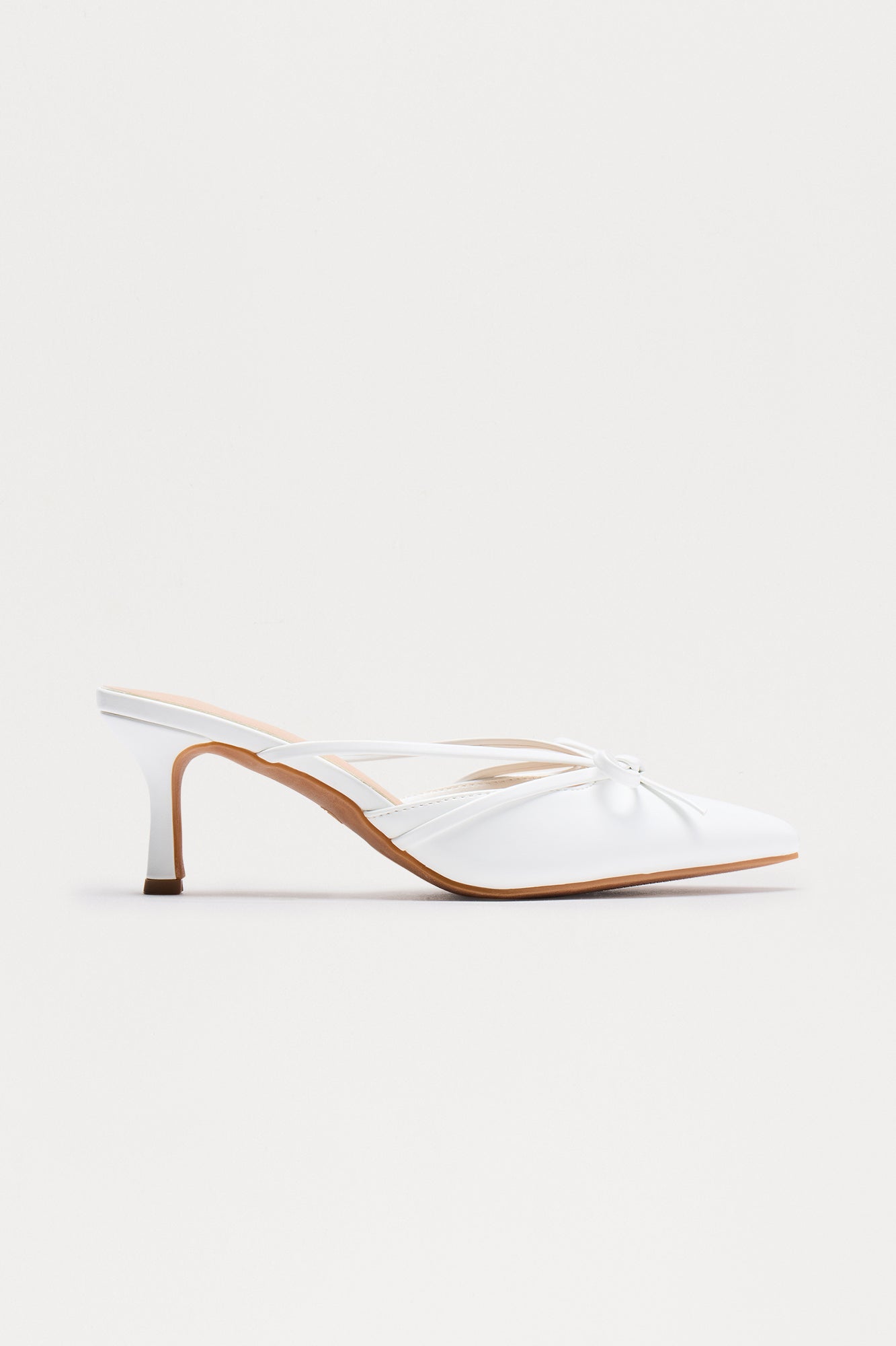 Polish Bow Pumps - White - Image 3