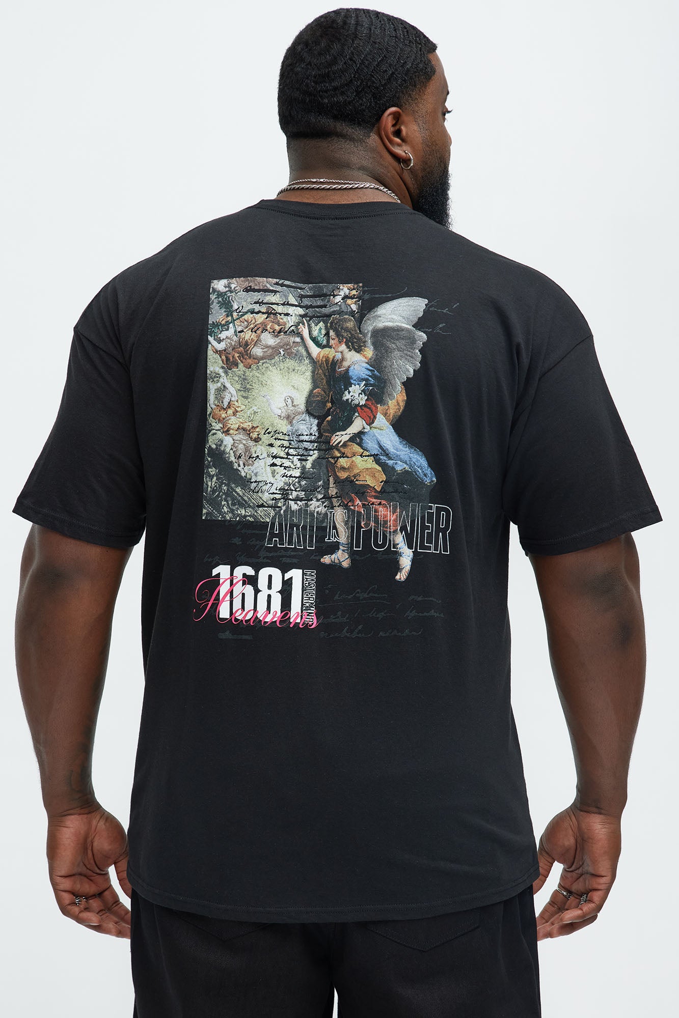 Art Is Power Short Sleeve Tee - Black - Image 6