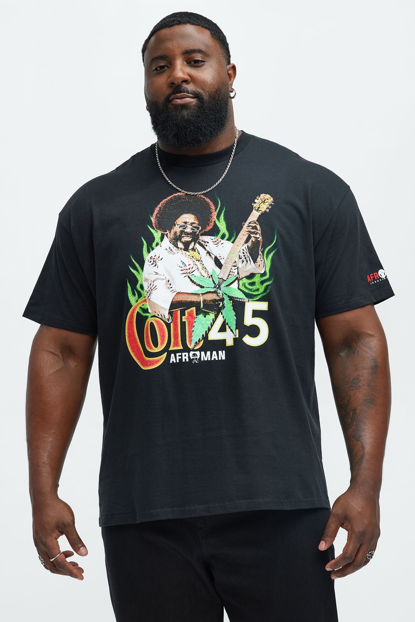 Colt 45 Afroman Short Sleeve Tee - Black - Image 5
