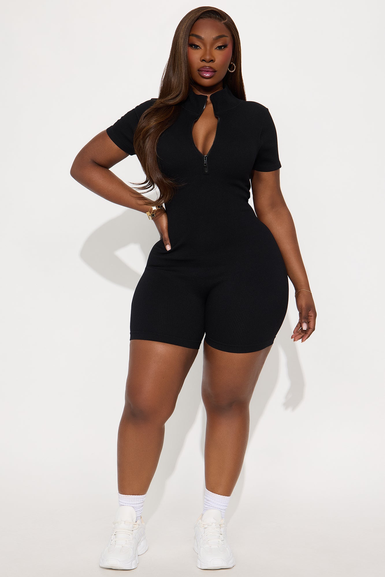 Daily Steps Active Romper - Black - Image 5