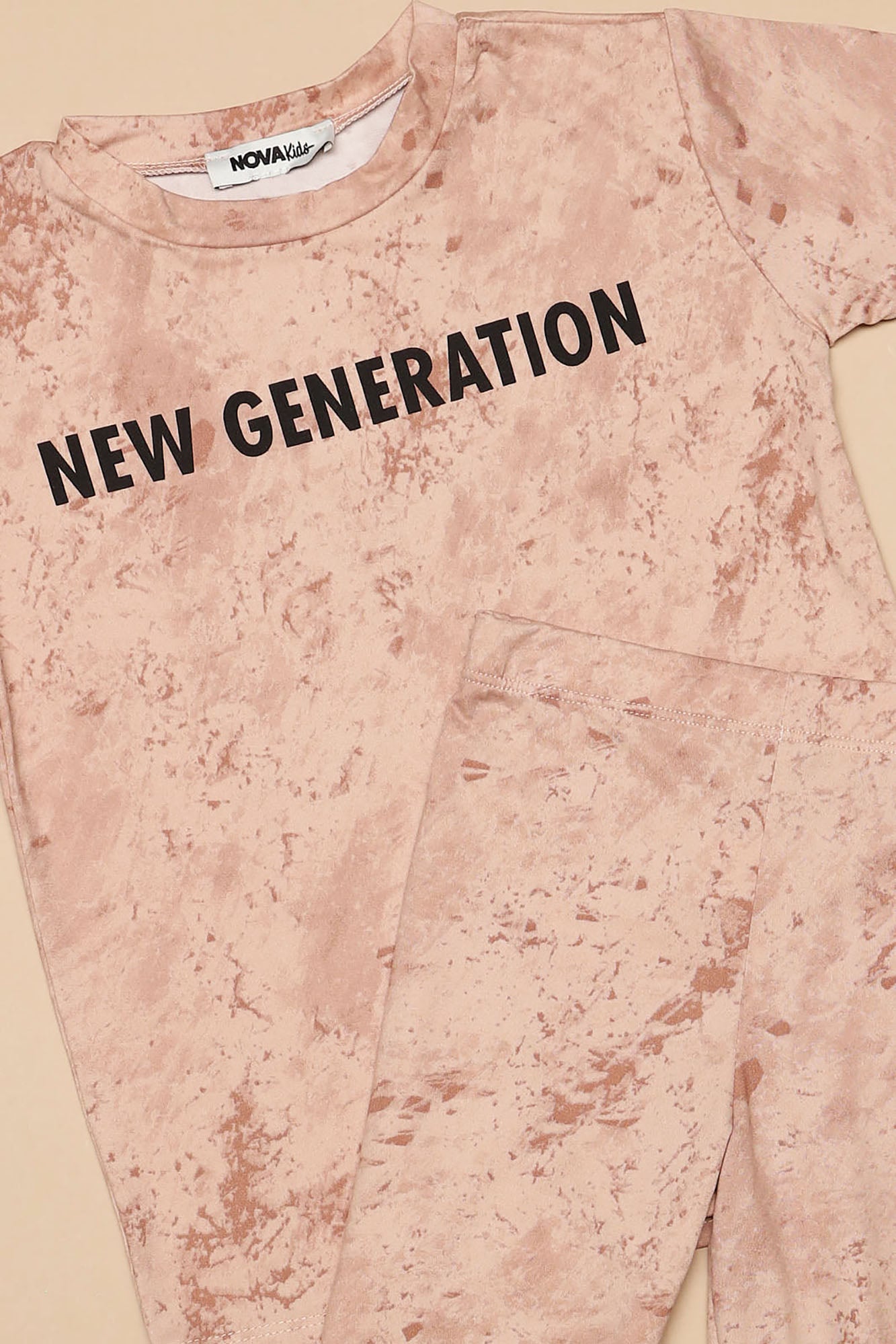 Mini New Generation Legging Set - Taupe - Image 9