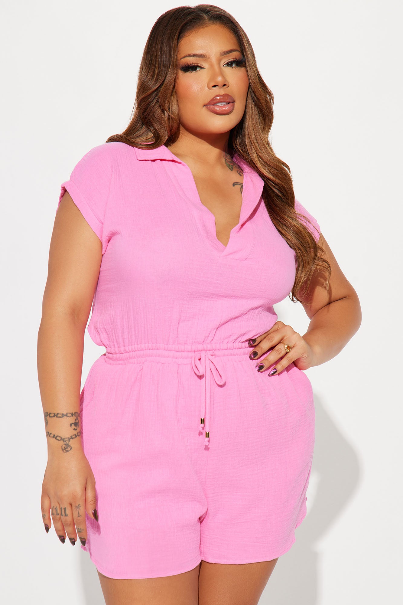 White Sands Romper - Pink - Image 5