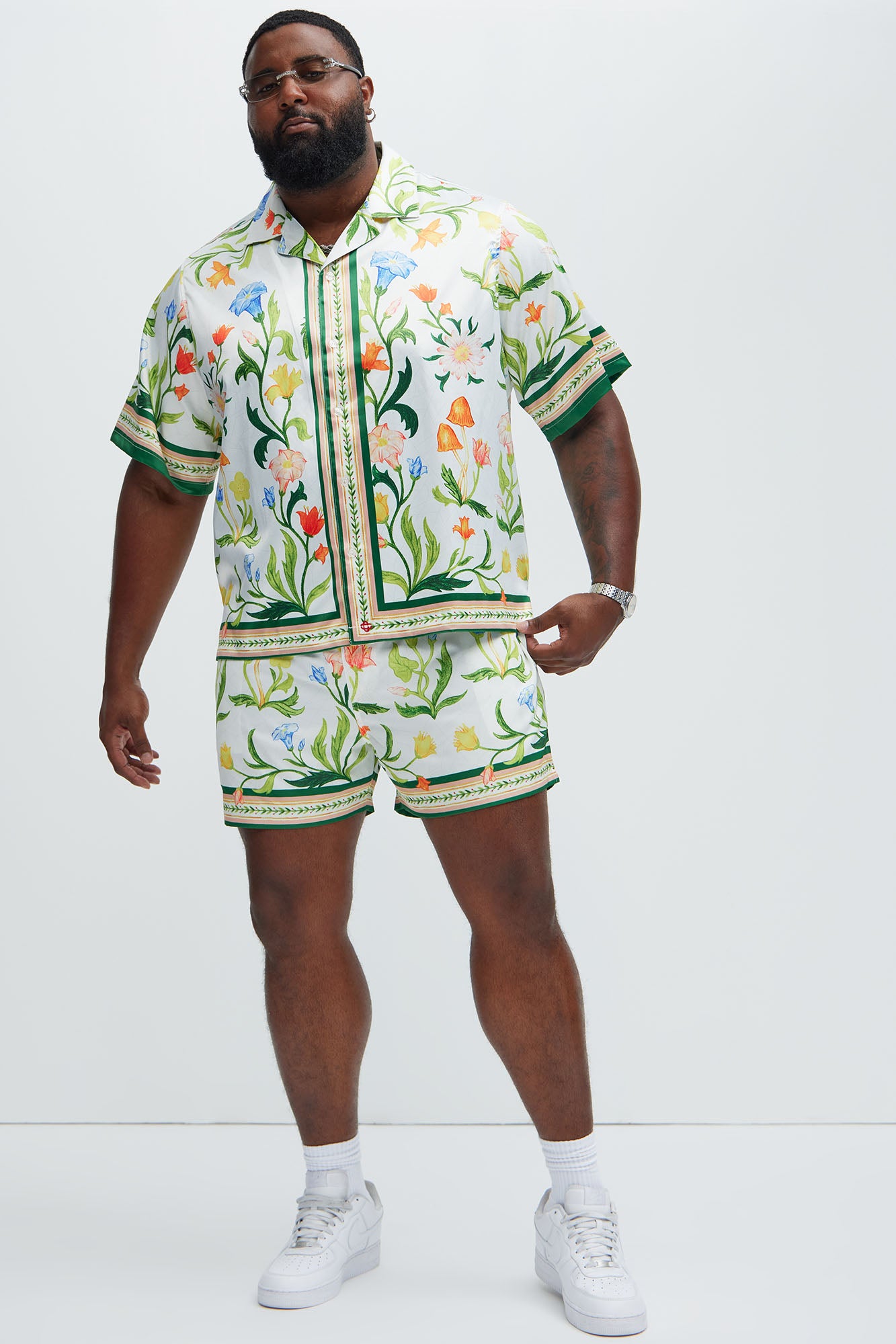 Deer Creek Swim Short Trunk - White/combo - Image 7