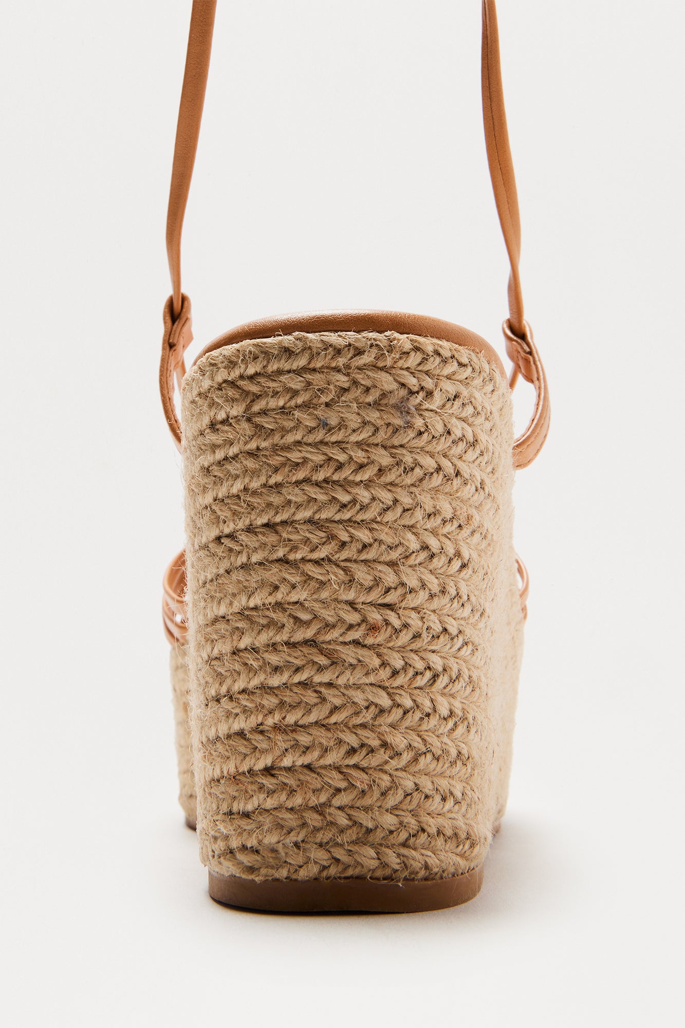 Fenway Jute Wrap Up Platform Wedges - Natural - Image 3