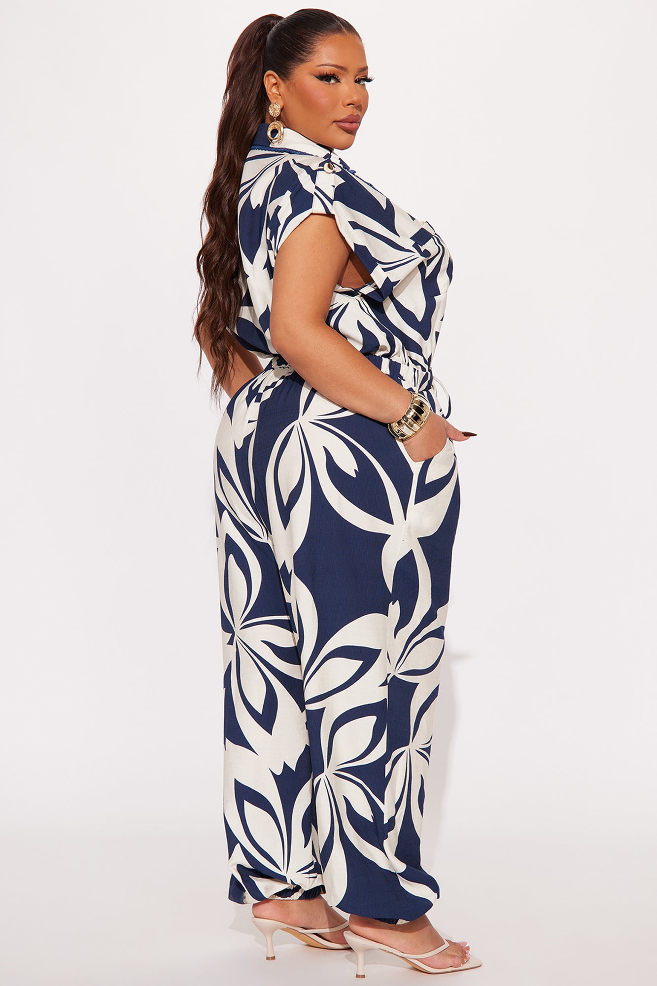 By The Seashore Jumpsuit - Blue/combo - Image 6