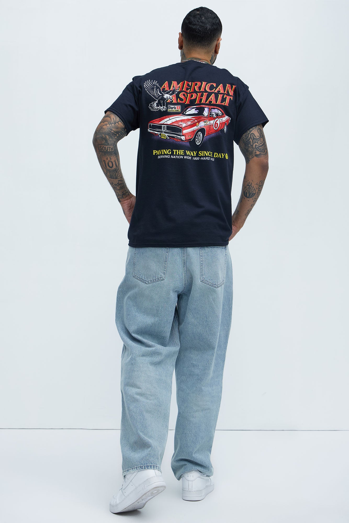 American Asphalt Short Sleeve Tee - Black - Image 5