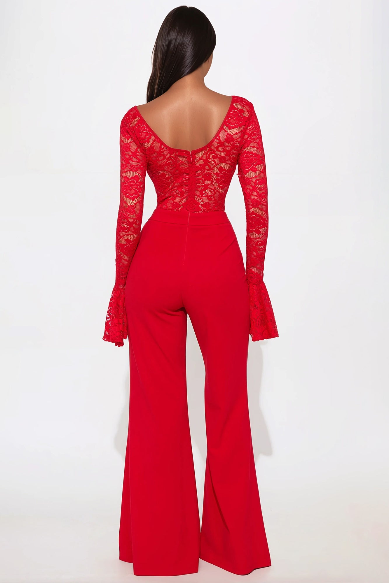 Sweeter Than You Jumpsuit - Red - Image 3