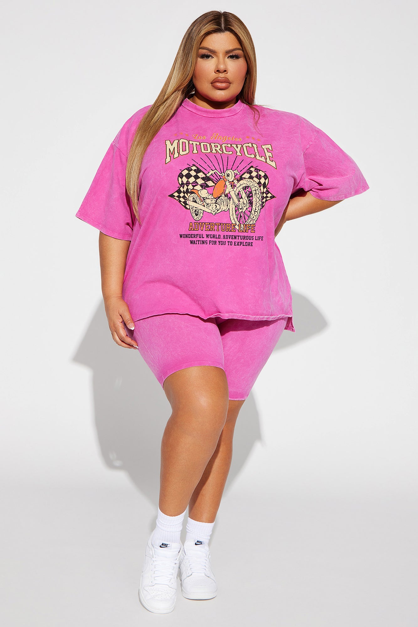 Adventure Rider Short Set - Pink - Image 5