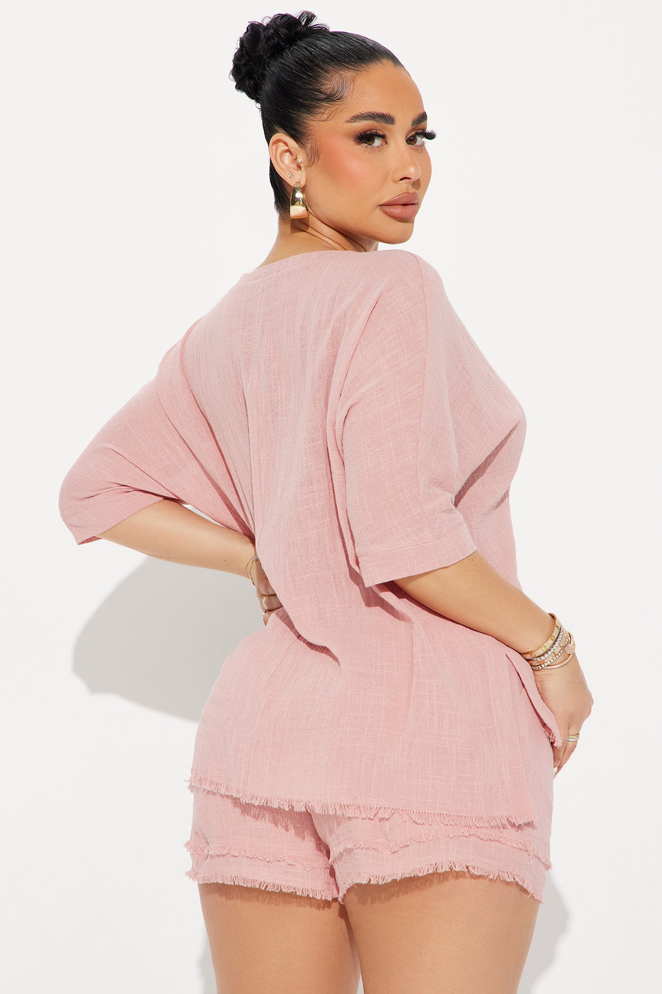 Ashley Short Set - Mauve - Image 3