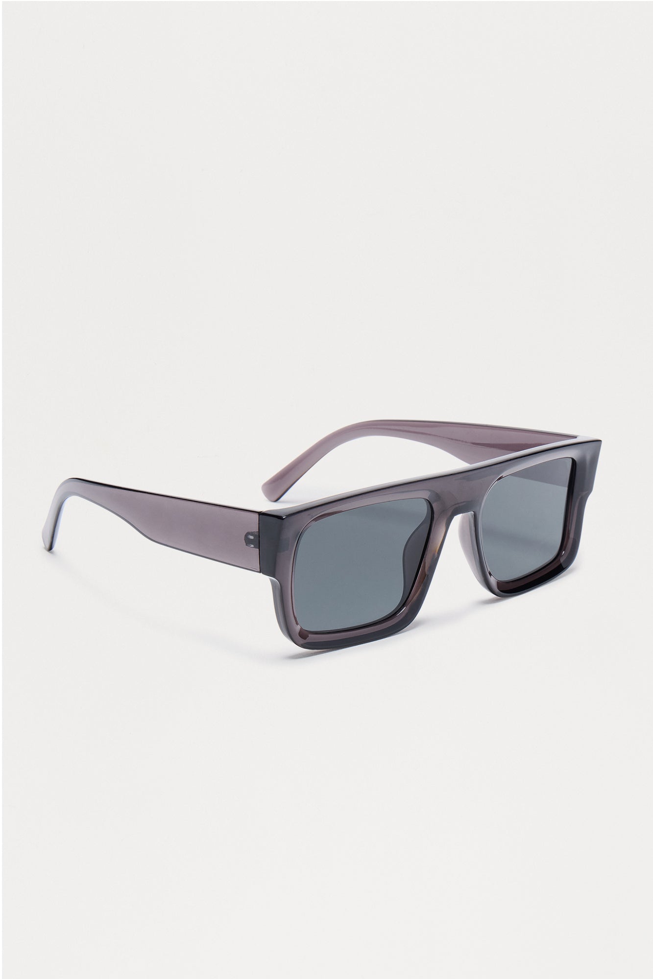 Wellington Flat Top Sunglasses - Grey - Image 4