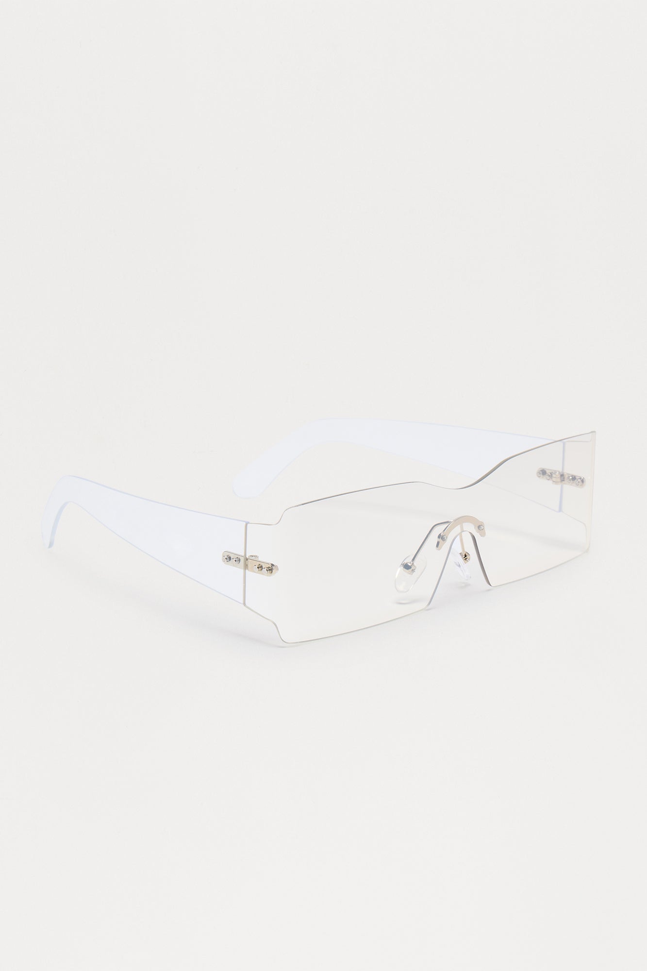 Rhythm Shield Sunglasses - Clear - Image 4