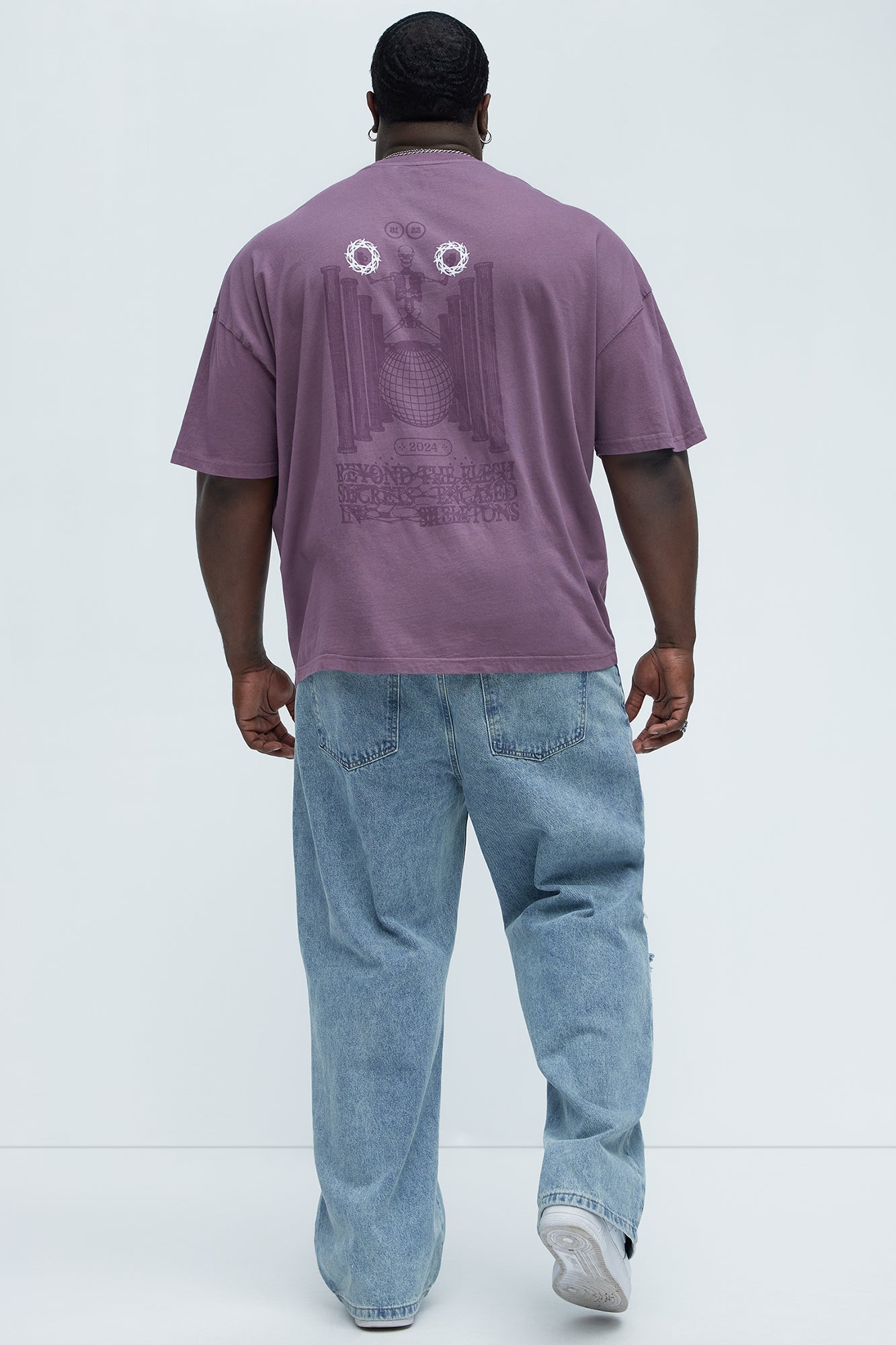 Beyond The Flesh Oversized Short Sleeve Tee - Purple - Image 10