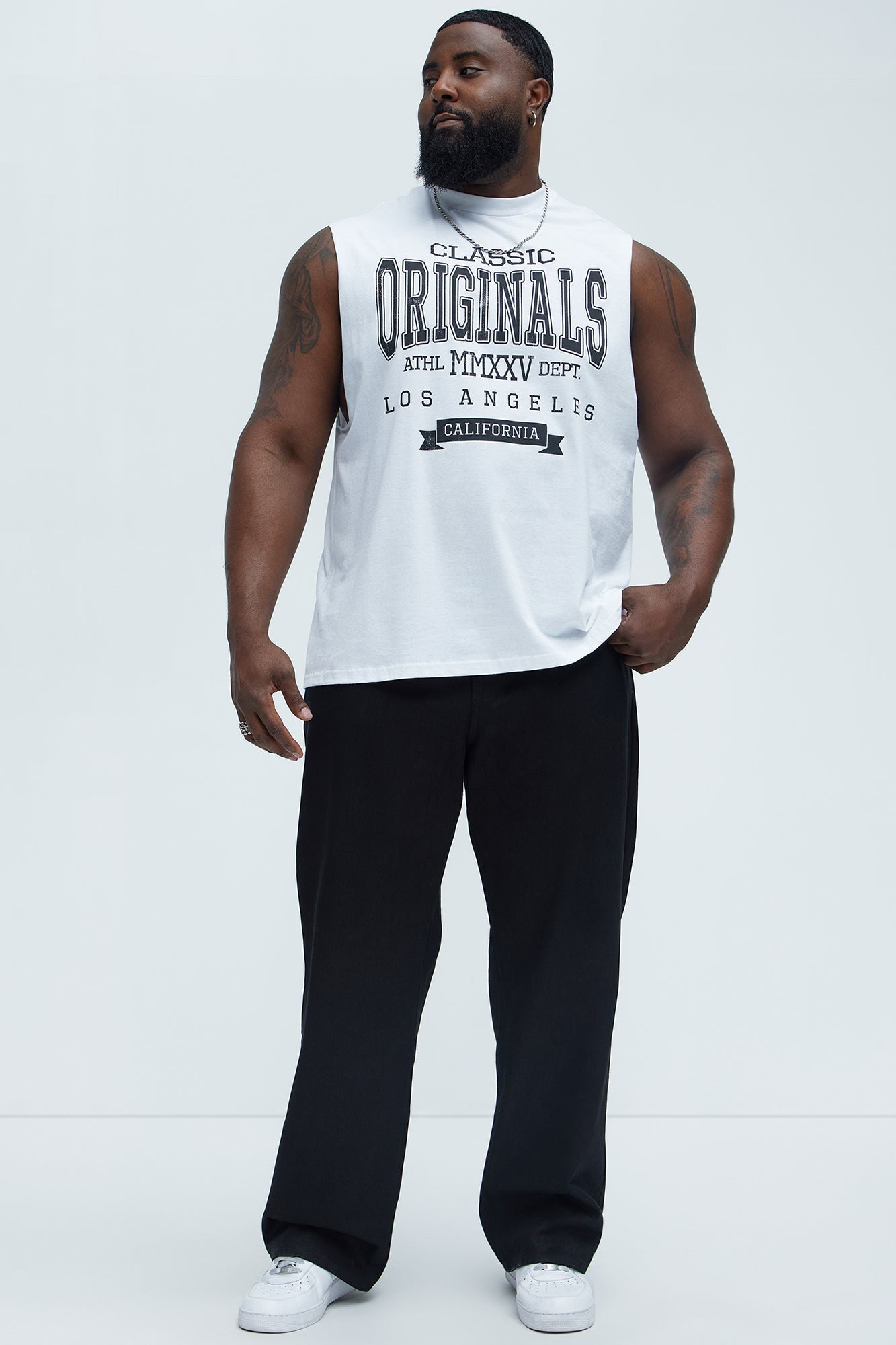 Classic Originals LA Muscle Tee - White - Image 7