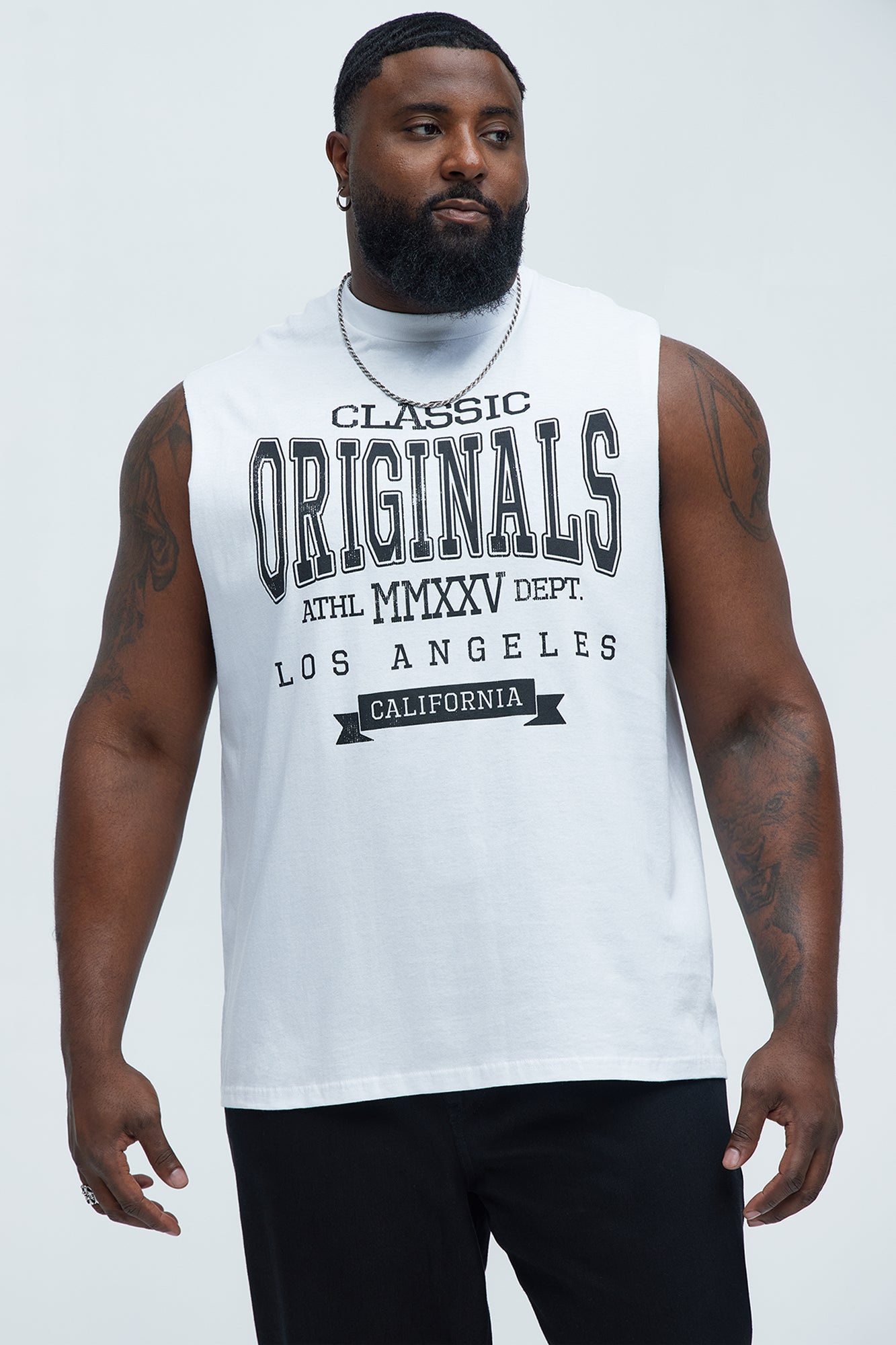 Classic Originals LA Muscle Tee - White - Image 5