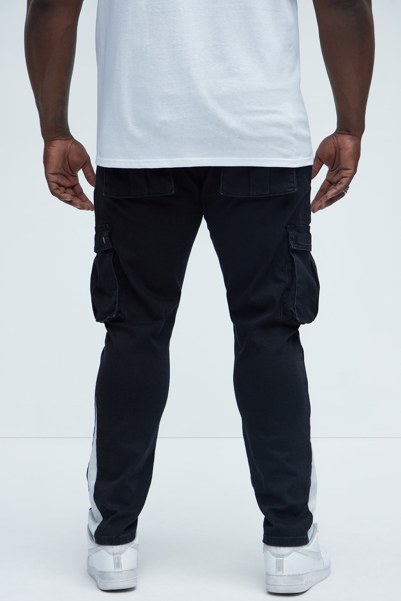 Carried Cargo Slim Jeans - Black - Image 10
