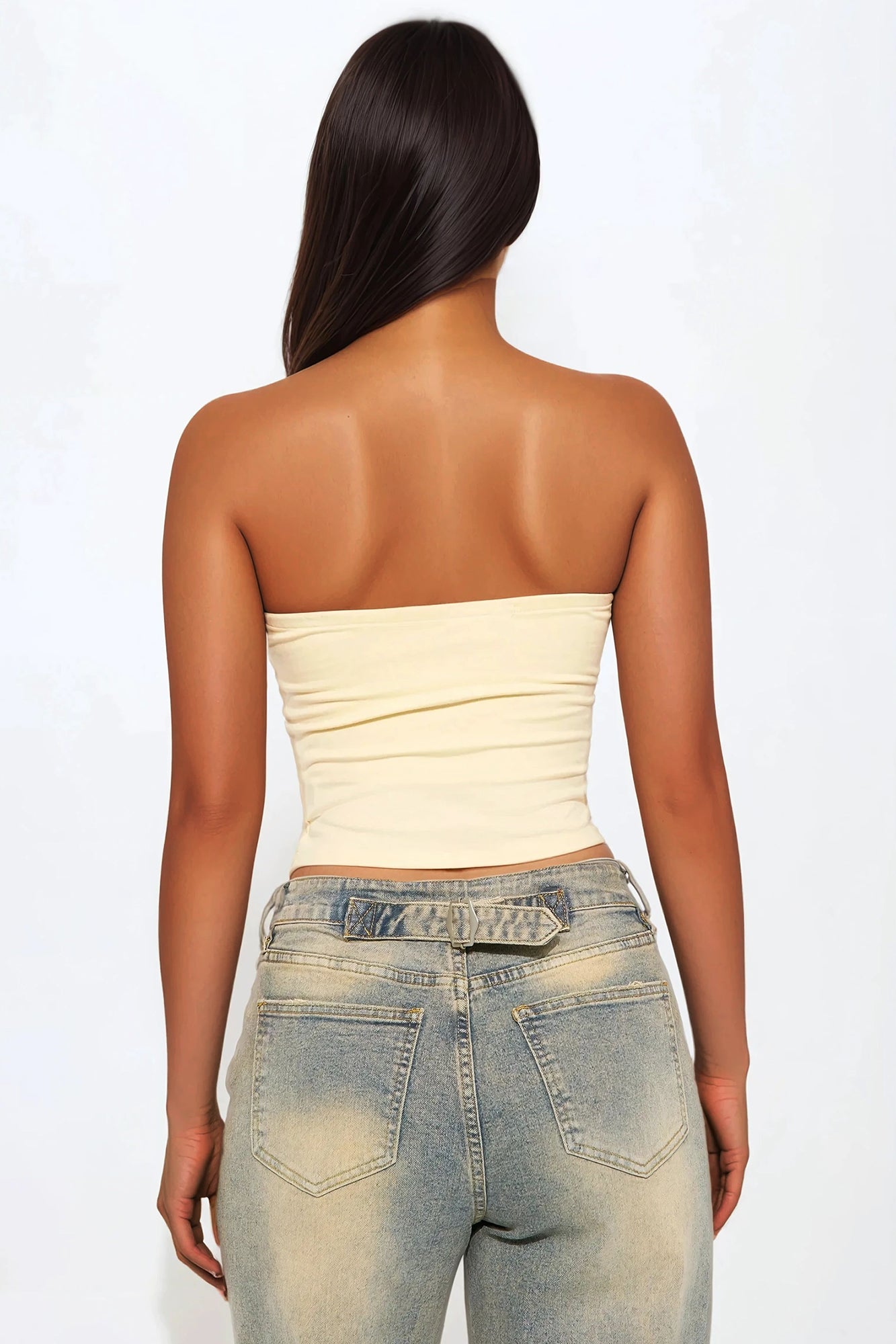 Had Me At Aloha Tube Top - Yellow/combo - Image 3