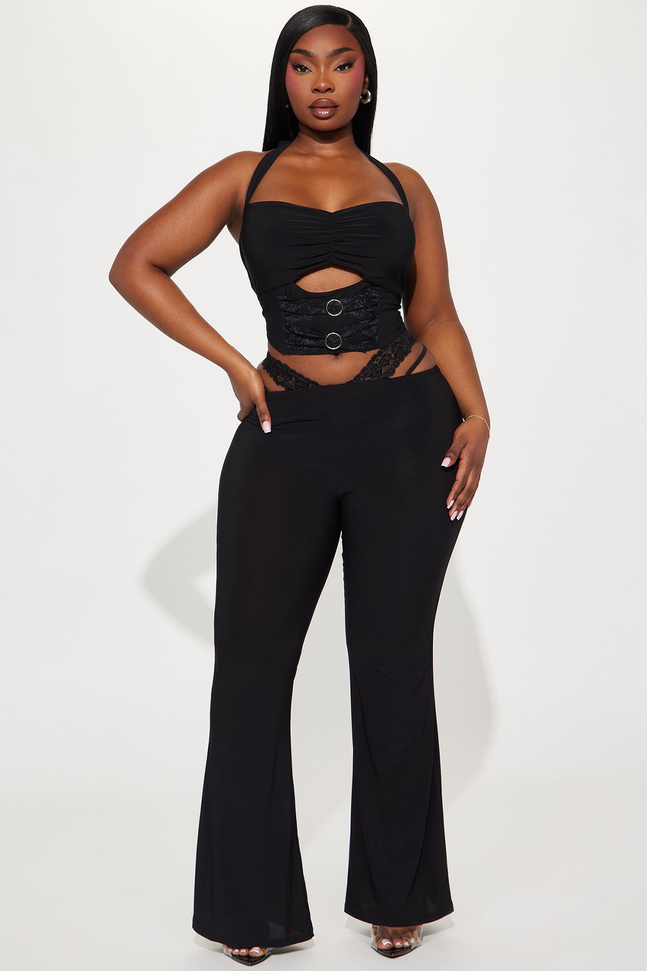 Spoil Me Pant Set - Black - Image 6