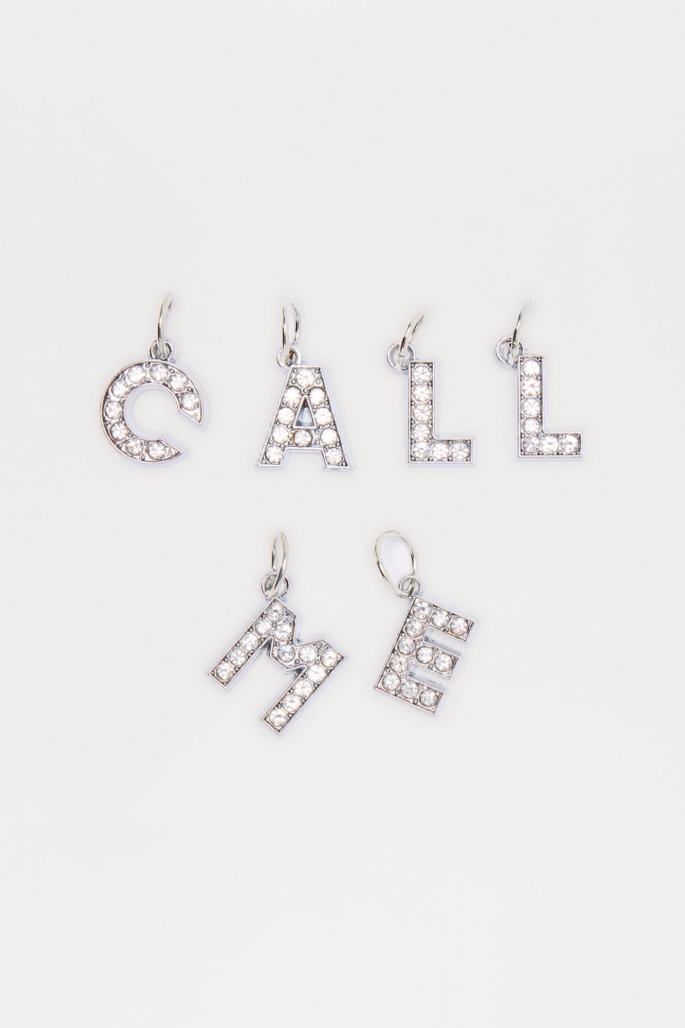 Call Me 6 Piece Hair Ring Set - Silver - Image 3
