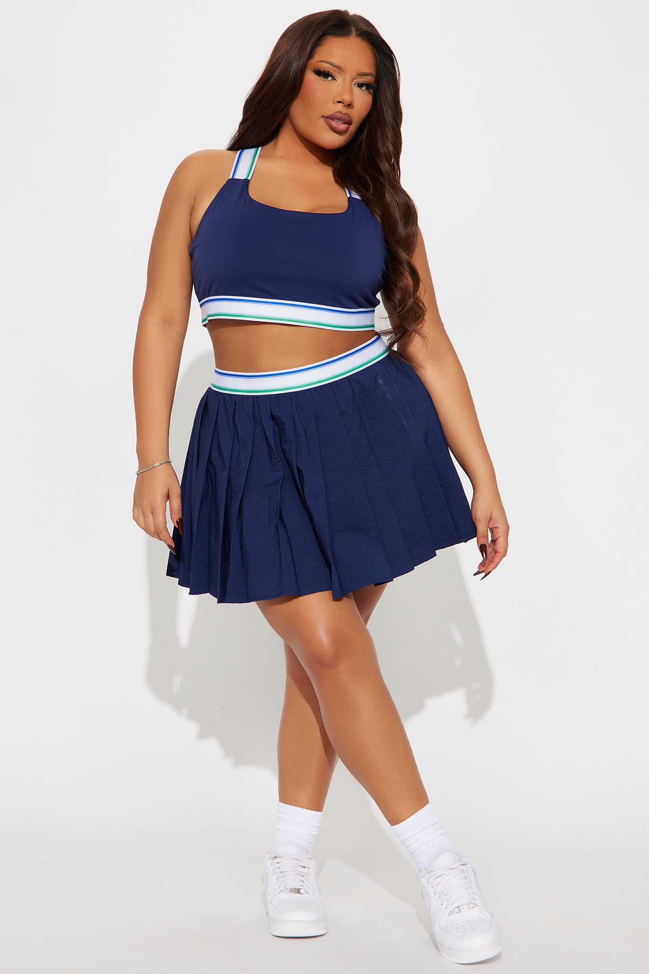 Phoebe Active Skirt Set - Midnight Blue - Image 6