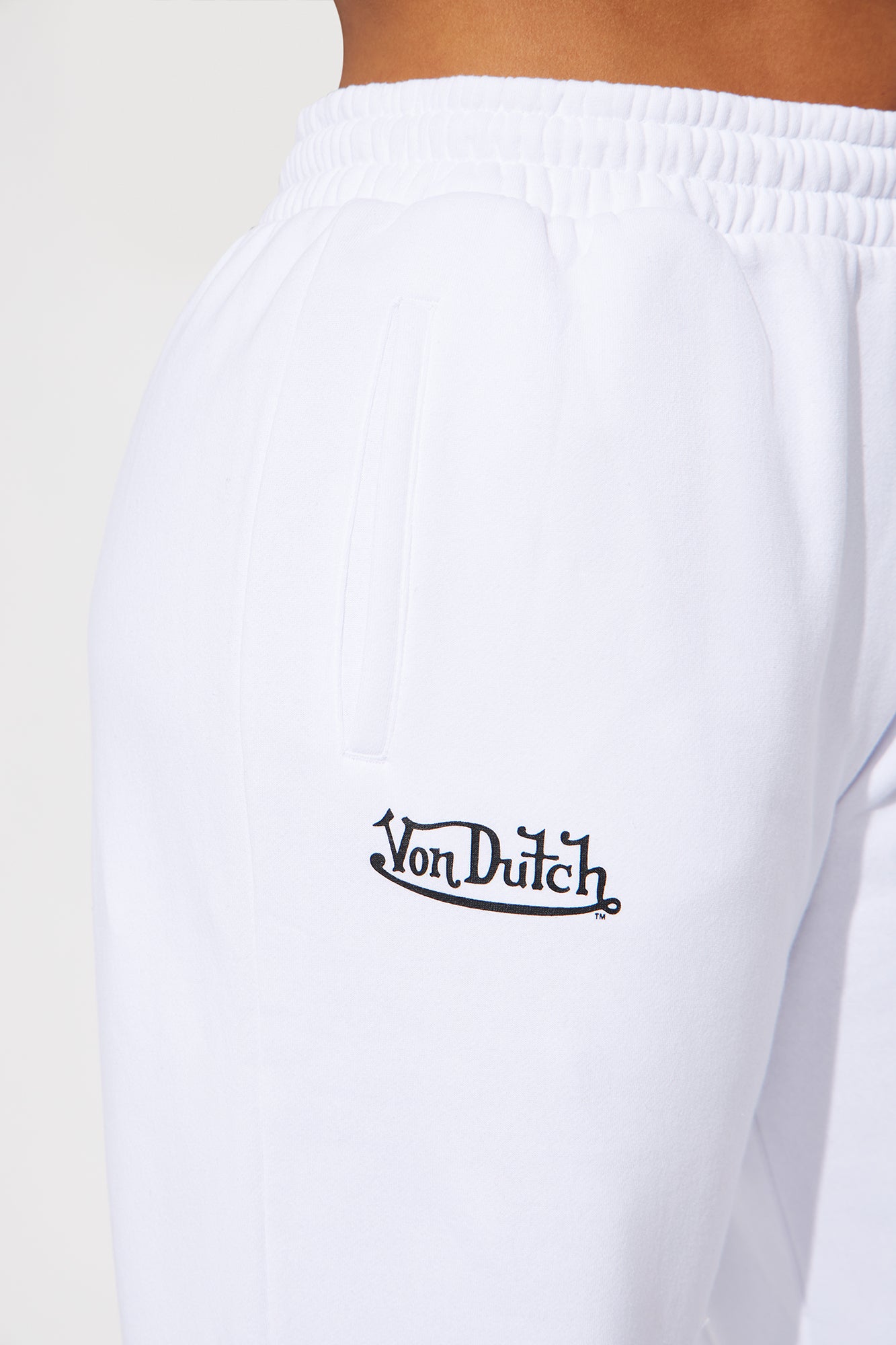 Von Dutch Skull Oasis Wide Leg Pant - White/combo - Image 7