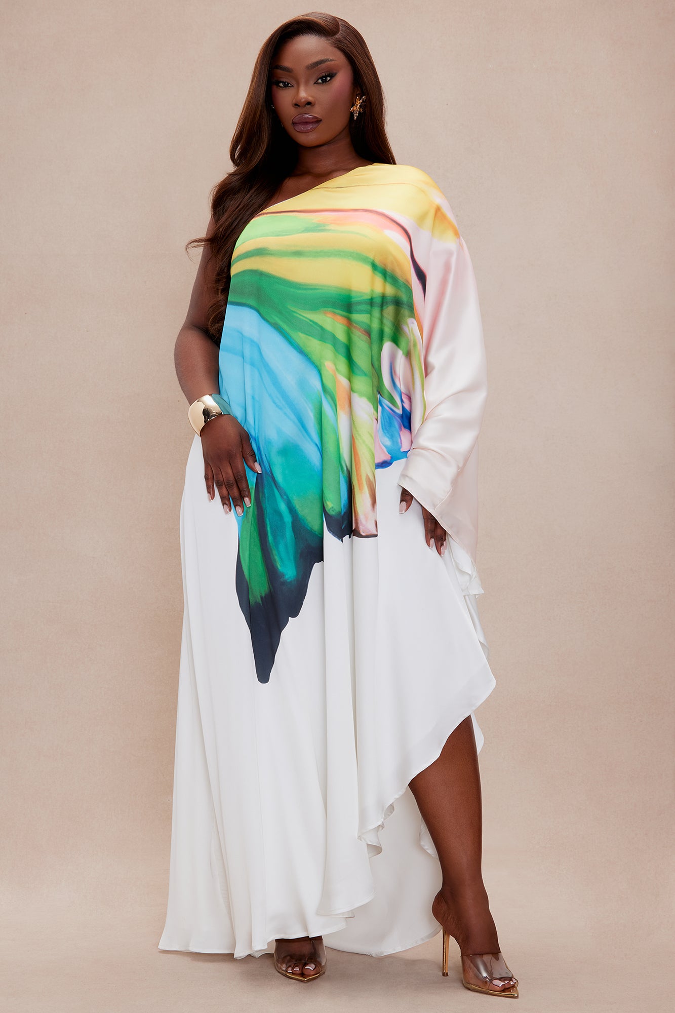 Drinks On The Beach Kaftan - Turquoise/combo - Image 5