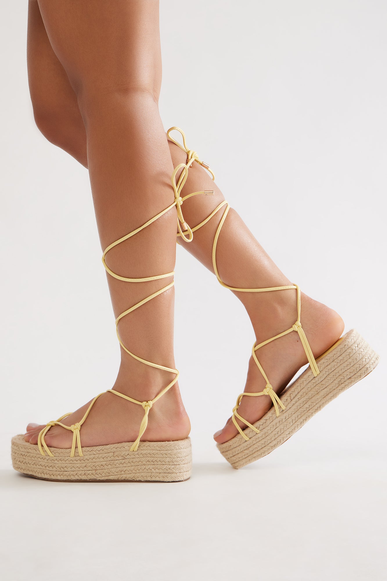 Jamaican Breeze Wrap Up Wedges - Butter Yellow - Image 6
