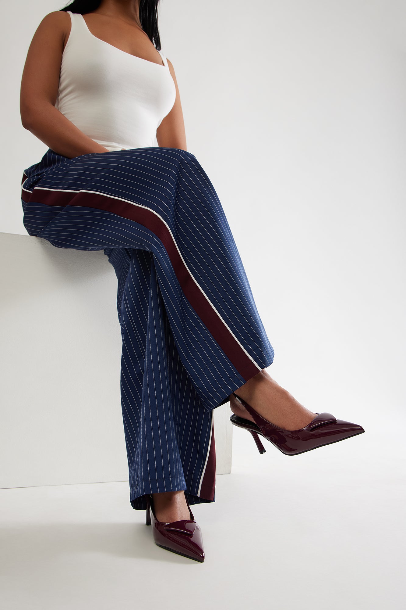 Chevelle Slingback Pumps - Wine - Image 4
