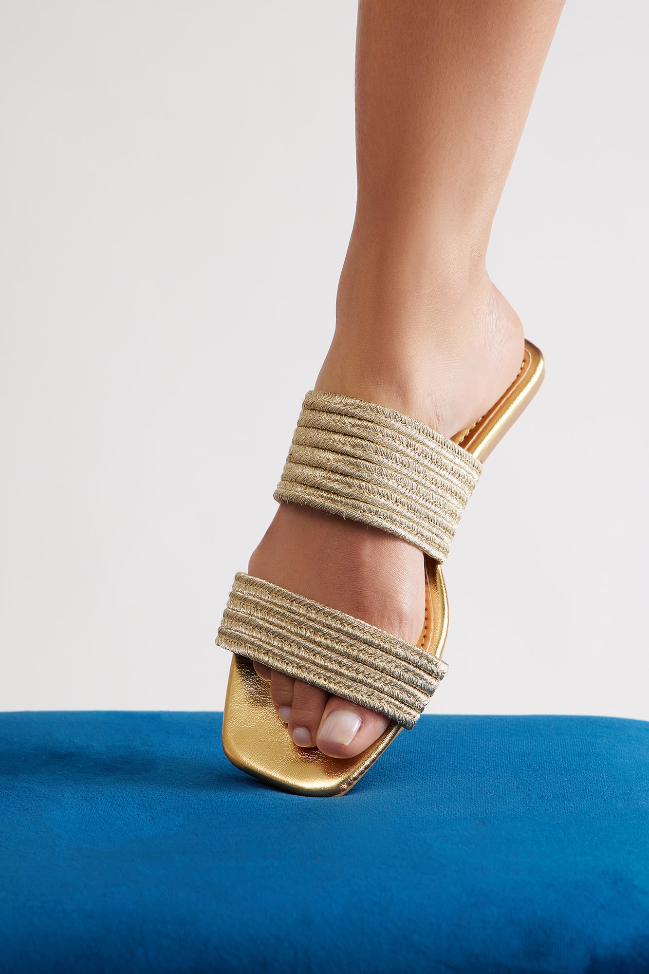 Mahi Slip On Sandals - Gold - Image 4